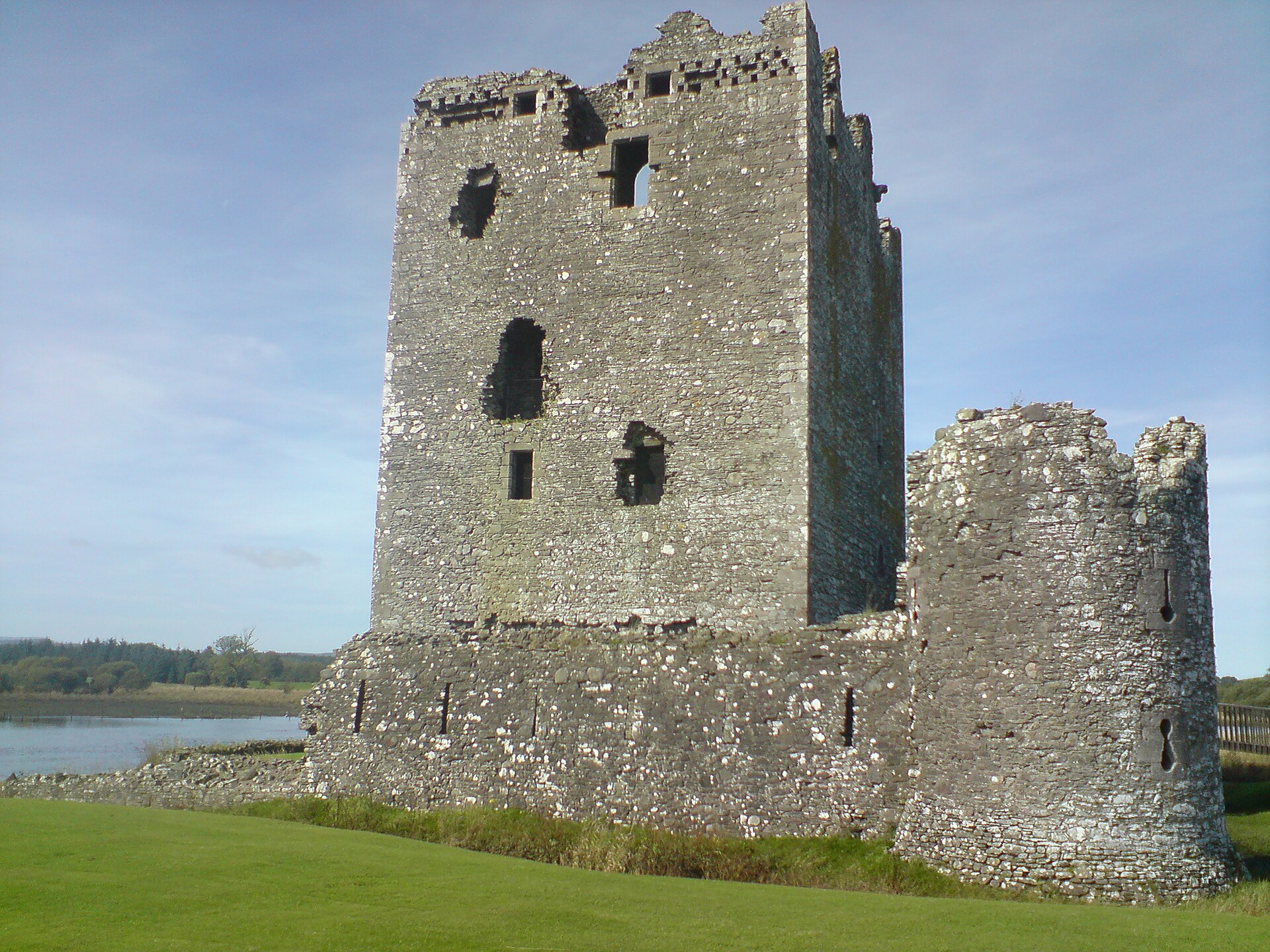 Threave Castle on its island in the River Dee near Castle Douglas