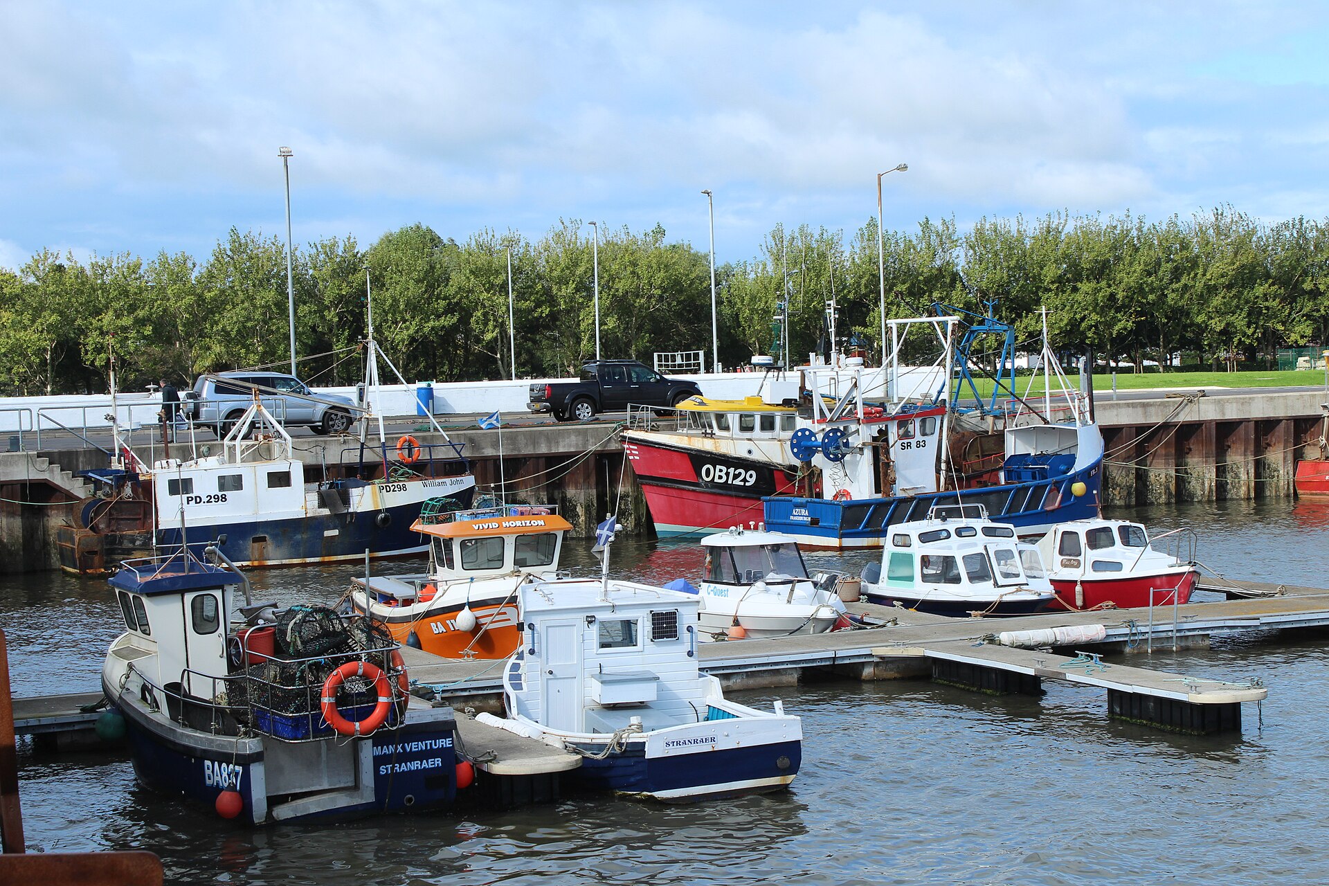 Stranraer on Loch Ryan