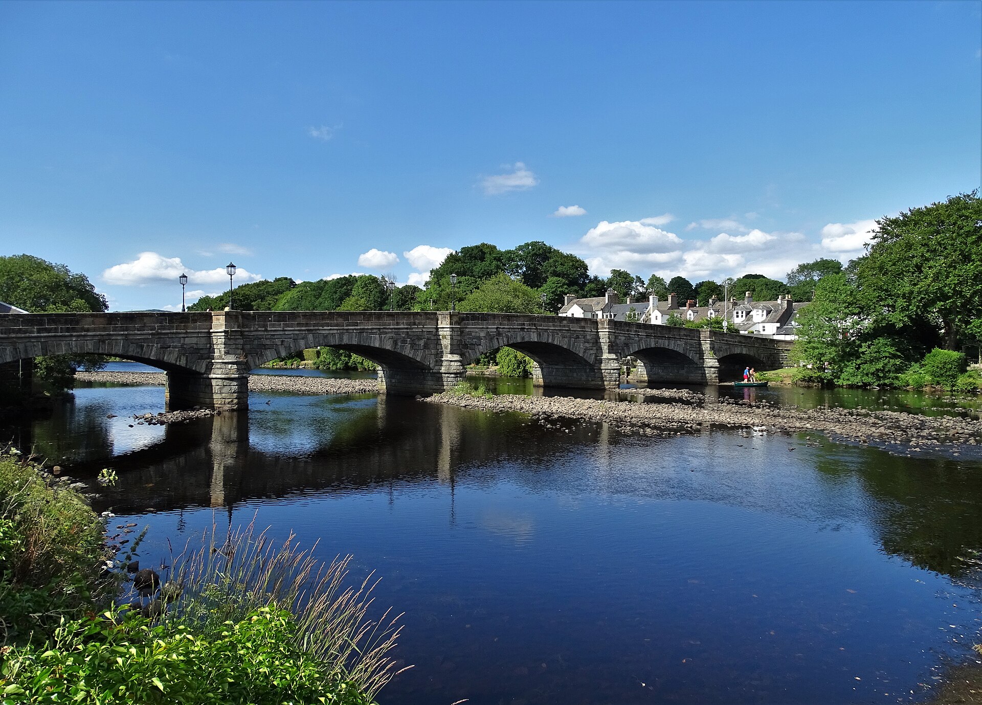 Newton Stewart on the River Cree